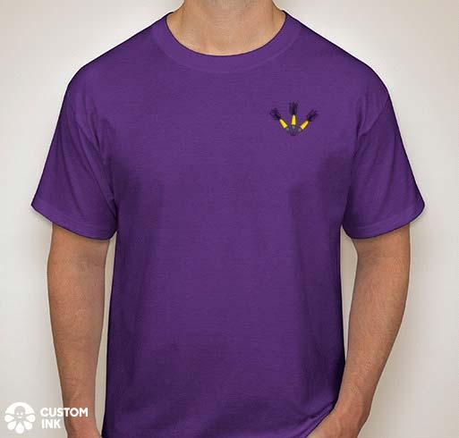 TOURNAMENT SHIRTS T-Shirts are Purple in color PRICING INCLUDES