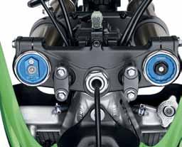 Handlebar push-button launch control aids race starts in lower gears 18 Dual injectors and Straight- Flow intake Industry leading, the