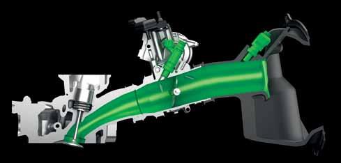 Launch control The 2014 KX250F features a launch control system similar to that on KRT factory race bikes.