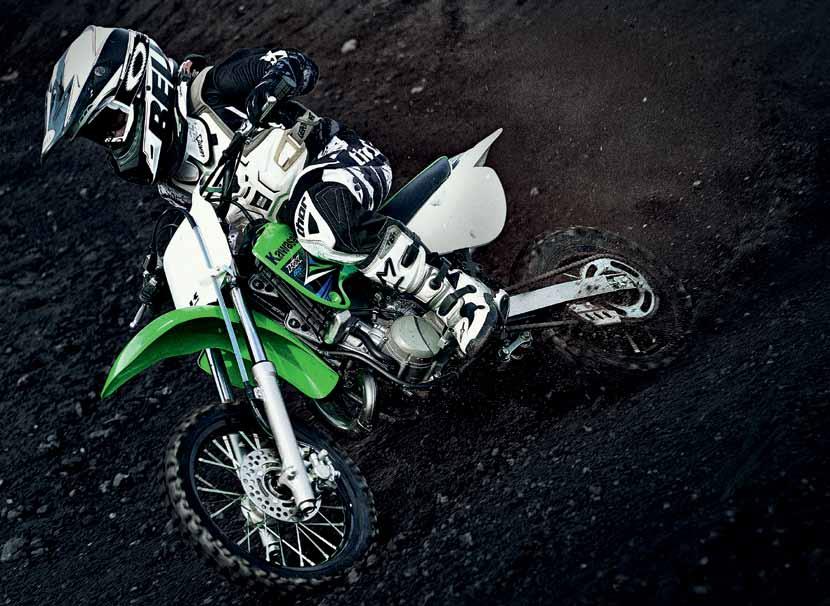 Learn to ride and get used to the podium on the iconic KX65.
