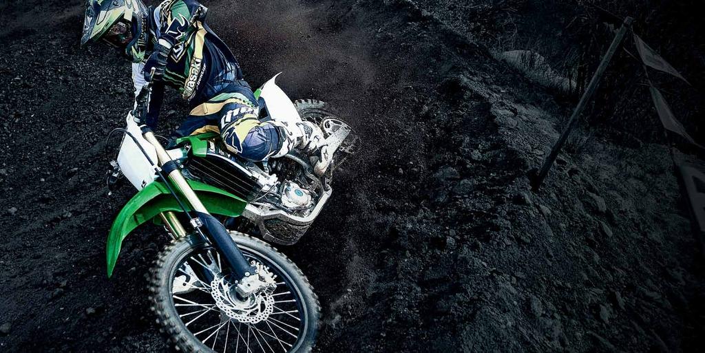 KX450F The first pick ride of multiple AMA Supercross Champion Ryan Villopoto makes your MX1 choice simple.