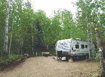 Recreation: playground, golf, interpretive programs, trails (80km of hiking trails), snowshoeing, canoeing. Group camping. Equipped Camping now available.