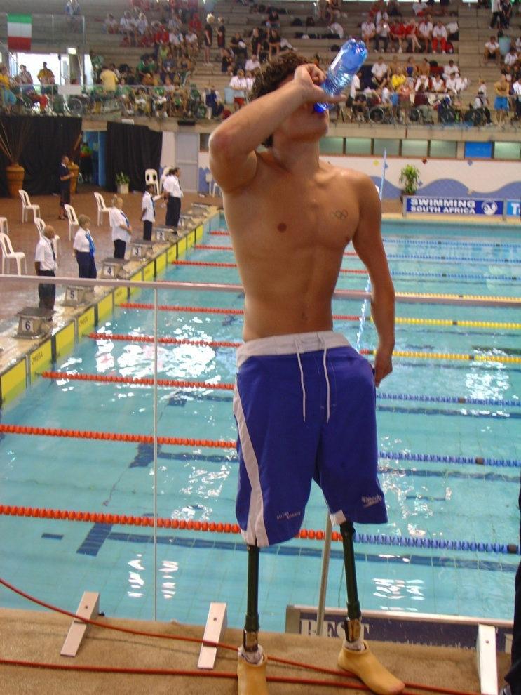 Participants METHOD Five highly trained male swimmers with a physical impairment (age 25.4 ± 6.7 years; height 1.58 ± 0.28 m; mass69.0±14.