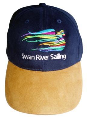 The vests are navy in colour and branded with the Swan River Sailing logo on the breast.