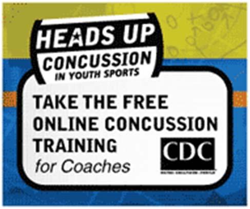 Mandatory Concussion Training! All Coaches must be CDC certified by February 20th or they will be removed as coach from their team account.