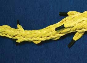 Plasma 12x12 Ropes Rope Construction cont. Plasma 12x12 rope slings are offered in two basic sling fabrications; single leg eye-and-eye sling and an endless grommet sling.