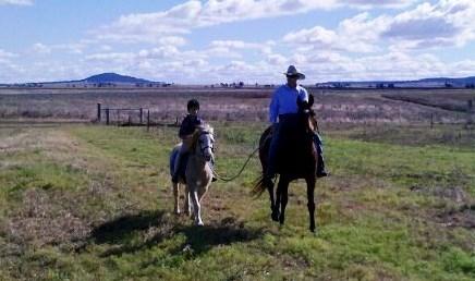 More recent members of the club may not be aware that Izzy was, only a little over 18 months ago, being led on a trail ride mounted on a pony.
