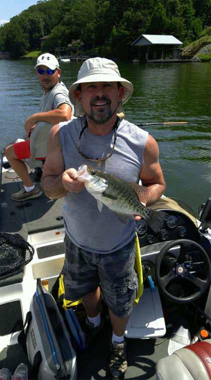 com George from OH came back for another trip! Good fishing on Watts Bar! Photo Barry s Guide Service.