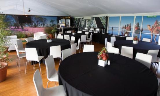 PERTH INTERNATIONAL // CORPORATE HOSPITALITY PACKAGES 5 PLATINUM SUITE Exclusive marquee on the 18 th Green.