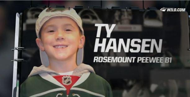 Hockey Day Minnesota 2017 On Hockey Day Minnesota 2017, Minnesota Hockey announced our very own Ty Hansen (Peewee B1) as the winner of
