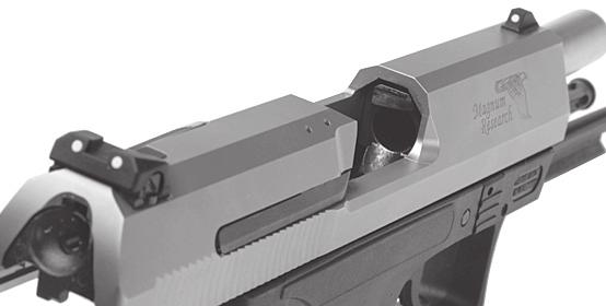Do not obstruct the ejection port because doing so can interfere with proper ejection of a cartridge.