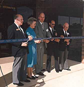 A groundbreaking ceremony for the new Headquarters and a museum was held June 27, 1982.