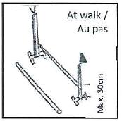 Wrong ways: No walk poles are allowed: For further reference please refer to the