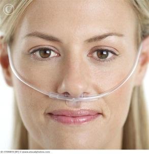 Nasal Cannula For use only on breathing patients, delivering emergency oxygen through the patient s nostrils Commonly used for patients with only minor breathing difficulty or for those who