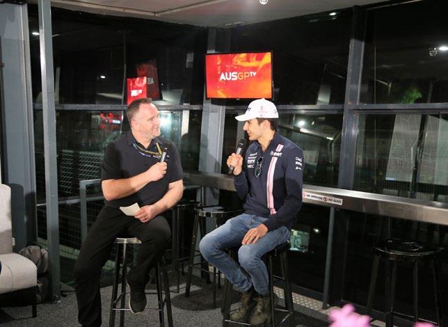 CELEBRITY MEET-AND-GREETS Previous meet-and-greets have included Fernando Alonso, Max Verstappen,