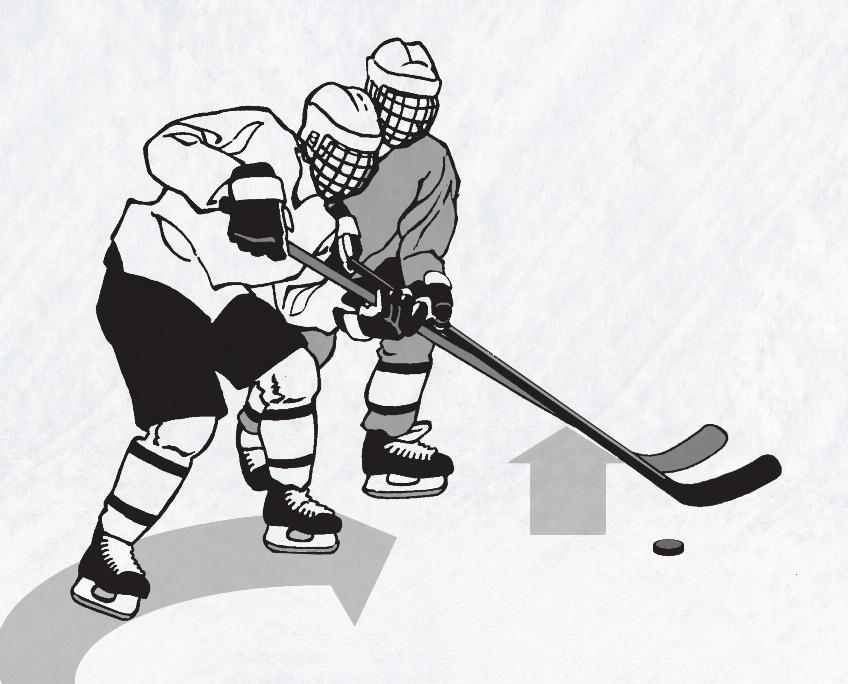 It may be used to prevent an opponent from receiving a pass, shooting, or retrieving a loose puck.