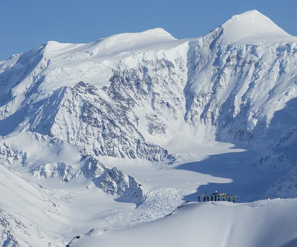 PRIVATE For many seasoned heli-skiers, the ultimate Alaska heli-ski experience is on a private charter heli trip.