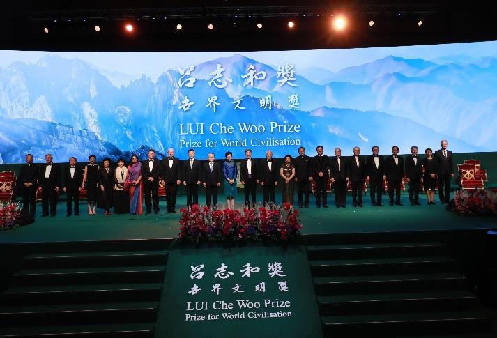 Laureates with Officiating Guests, Board of Governors, members of the Prize