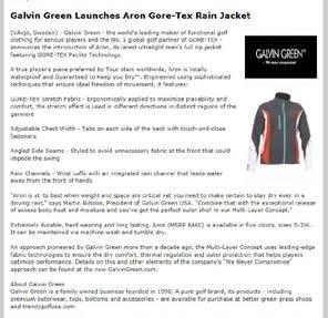 com Galvin Green s Multi-Layer Concept enables golfers to achieve maximum