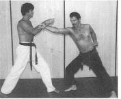 Techniques for Using a Knife Against an Unarmed Attacker Block the punch by a middle block with your right