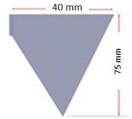 Characteristics of pectoral fin. Characteristics Surface Area (A) Witdh (w) Aspect Ratio (AR) 1500 mm 2 40 mm 1.