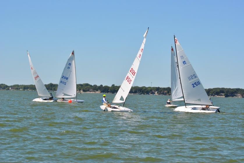 Generally, a regatta is sailed in a round robin format so that every team sails against every other team an equal number of races.