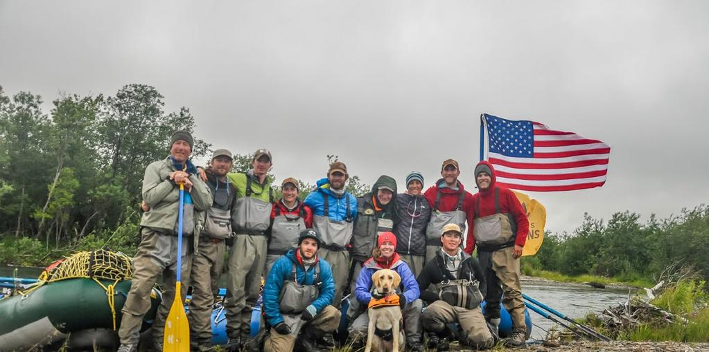 Wild River Guides 2016 Season Report June 27th - July 5th, 2016 Veterans Fly Fishing Expedition.