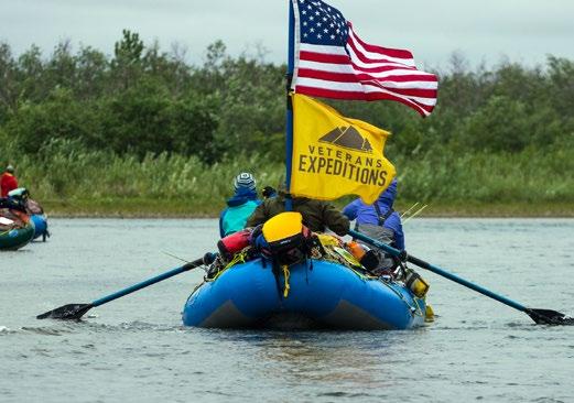 States military veterans a great place to experience wilderness rafting, camping, and fly-fishing.