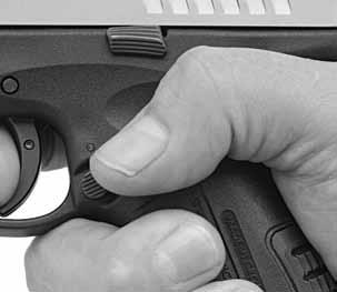 The grip safety is designed to be deactivated when the firearm is properly gripped to fire (See Figure 15-2).