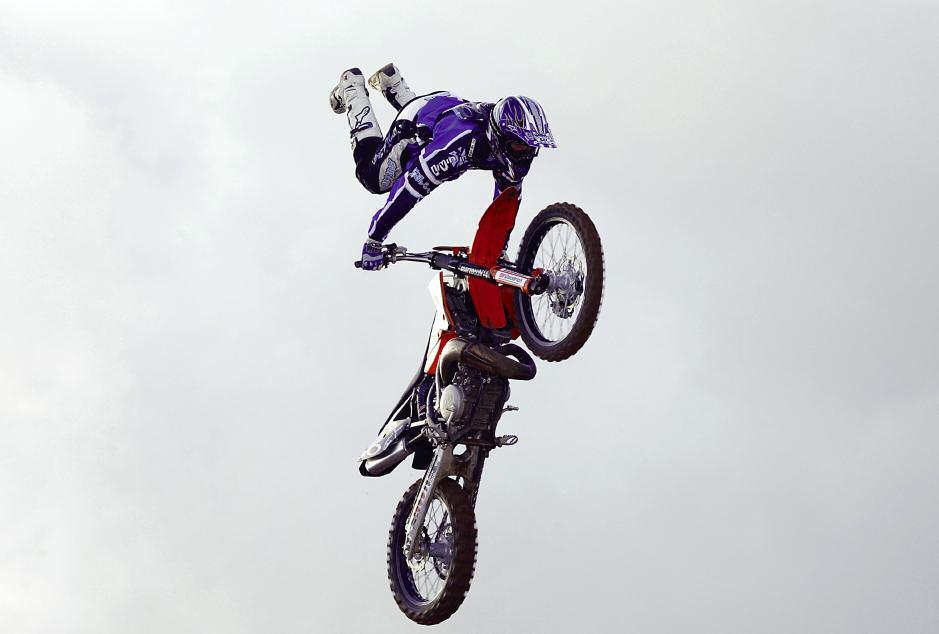 FrEEStyLE During Freestyle Motocross events, riders tackle courses full of steep, heart stopping jumps.