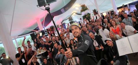 the world-renowned Paddock Club chefs BEVERAGES Open bar of beer, wine and more throughout the