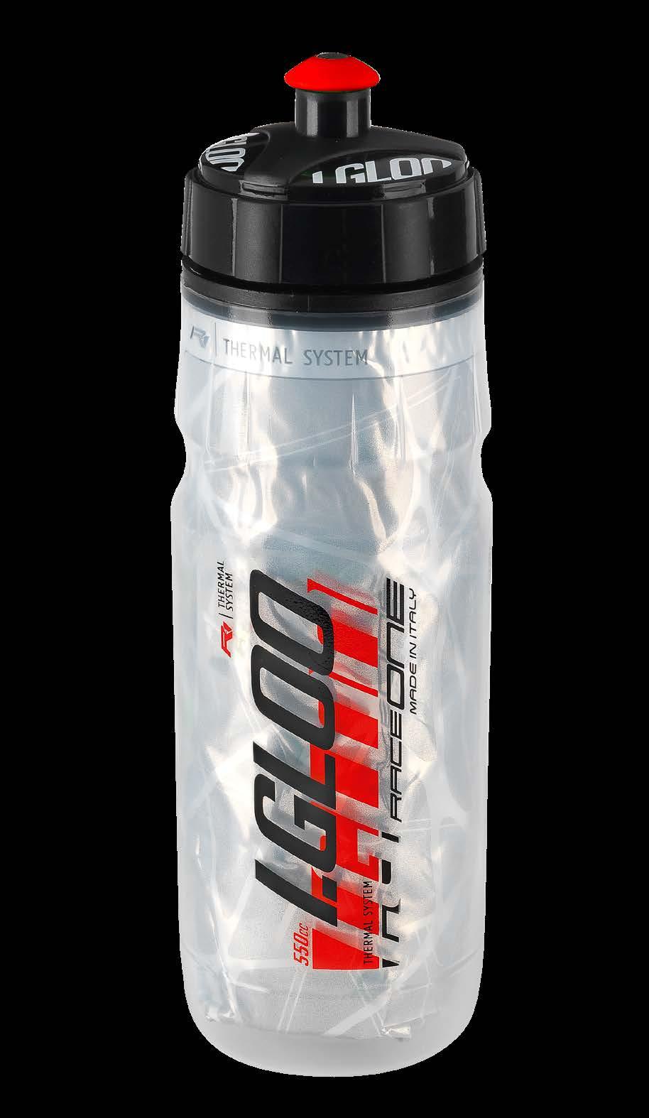 . 550cc of fresh energy and hydration composed by a double-wall system with reflective gap. The new thermal bottle I.