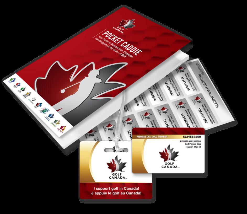 Golfer Benefits: Welcome Package Welcome to Golf Canada.