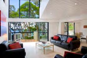 Park Rd and on to the beach Cavernous open plan living space Beautifully