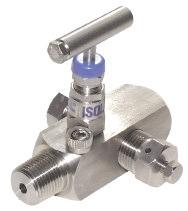 V Series eneral Information Multiport auge Valves 6,000 & 10,000 psi Note: shown with vent & blank plug (optional) The V series multiport gauge valve provides an economical method of mounting