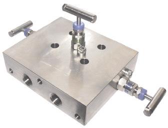 3VM Series ase Mounted eneral Information irect mount 3 valve manifold 6,000 psi rated Three valve direct mount manifold for base mounting to an enclosure or mounting plate, designed for use with