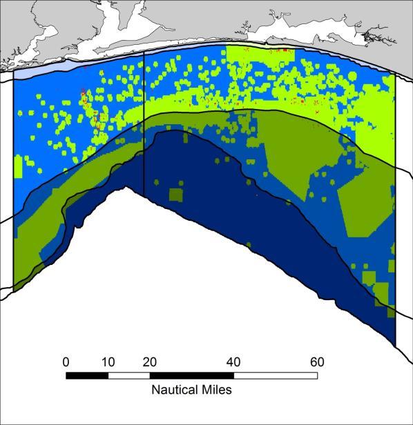 Reef Fish Survey Long Term Vision Current design effort proportional to habitat
