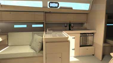 FORE CABIN Berth: 200 140 cm approx. Mattress: 10 cm thick foam mattress with washable cover. --Below berth. --Cubby-hole along side of hull. --Hanging locker with shelves --Below berth.