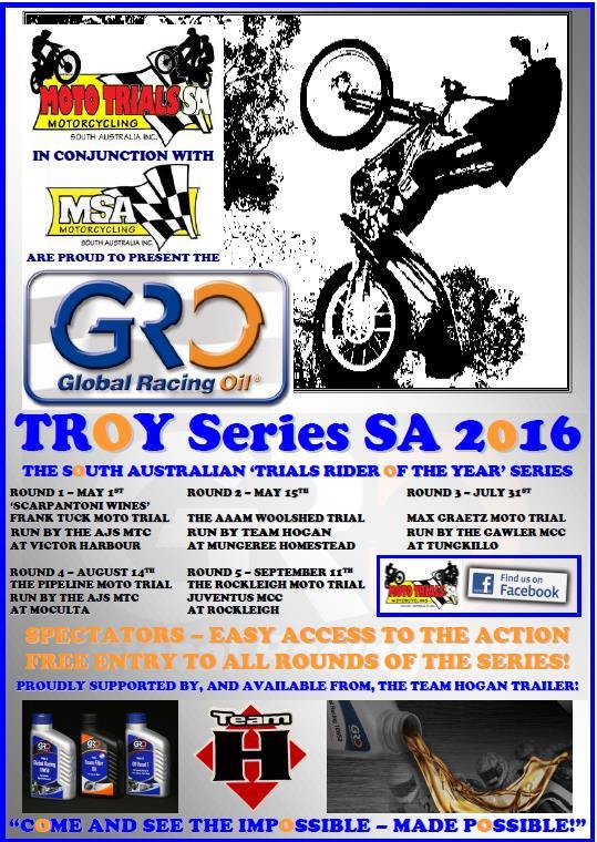 The SA Championship weekend has, since 2010 at Mungeree become a great weekend, not only of trials riding, but also of camping and a great social atmosphere around the bonfire, with 2012, the last