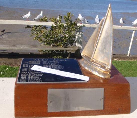 Junior Trophy for A fleet Junior sailors.