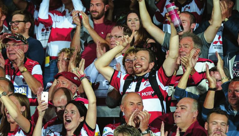 current Gloucester Rugby logo would be made.
