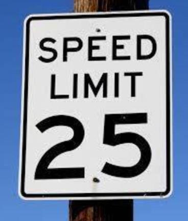 Speed Limit Signs and Legends Draft Plan 4/18/2018 Phase 1 Description: Speed limit signs and legends installed on residential streets. Advantages Can help reduce speeding if enforced.