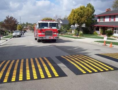 Speed Cushions Draft Plan 4/18/2018 Phase 2 Description: Speed cushions are asphalt mounds constructed on the roadway surfaces.
