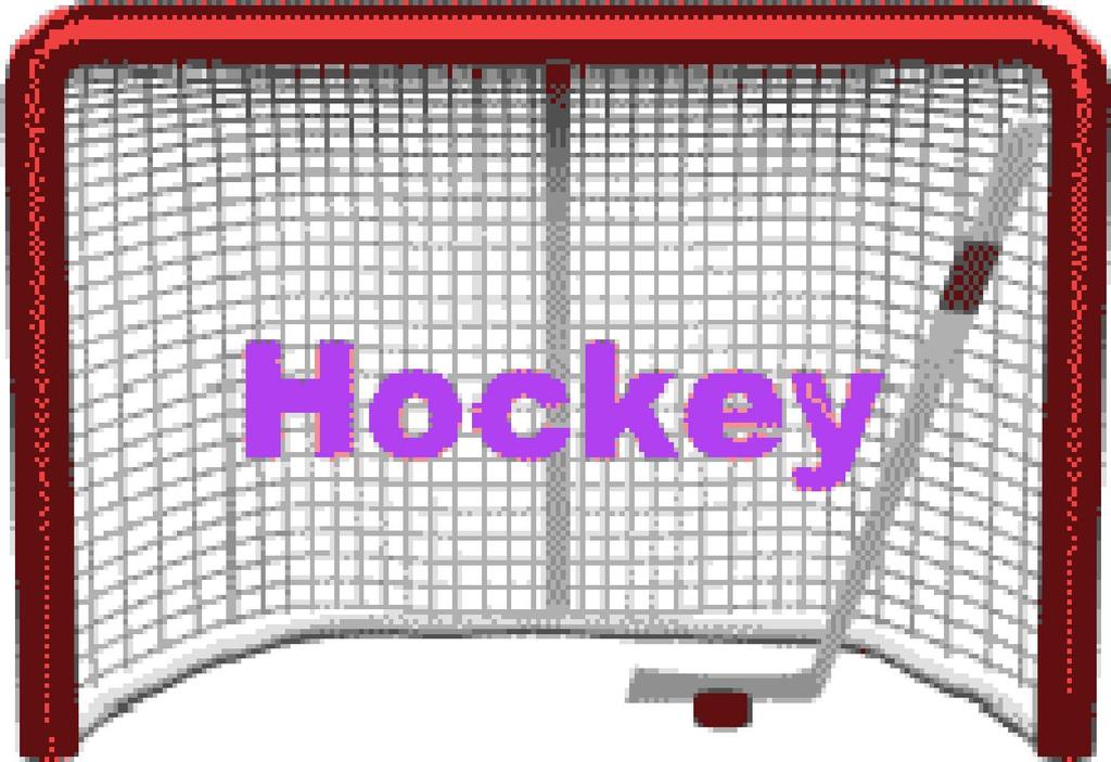 TEAM: Instructions: Print 1 copy each and add magnet strips at the back of each of the hockey nets.