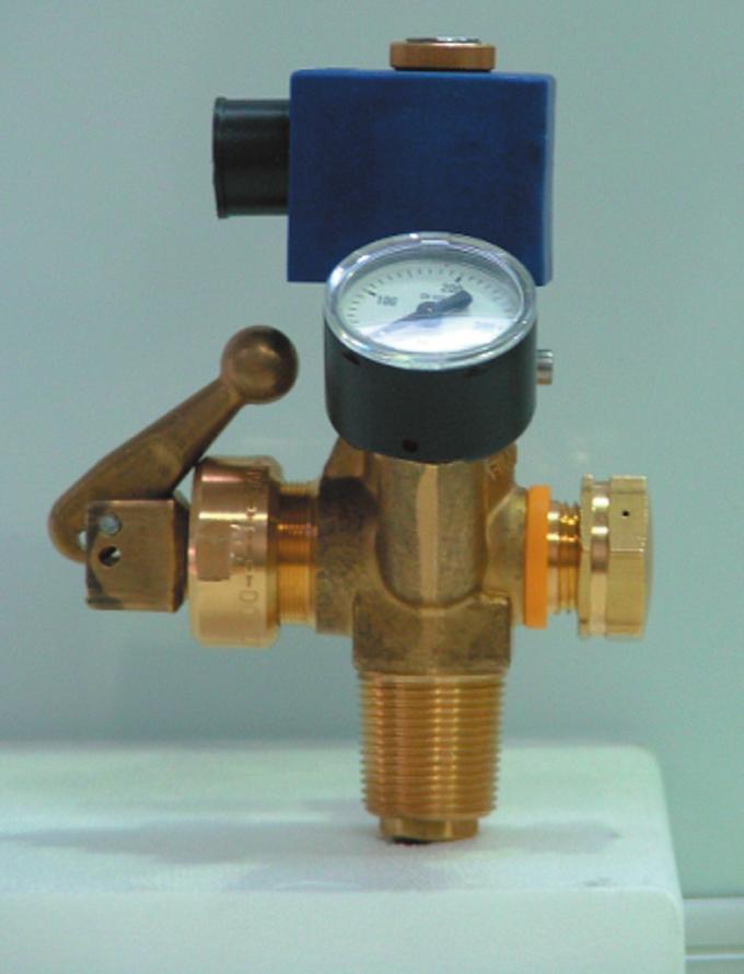 The IHP valve is a differential pressure valve that is normally closed.