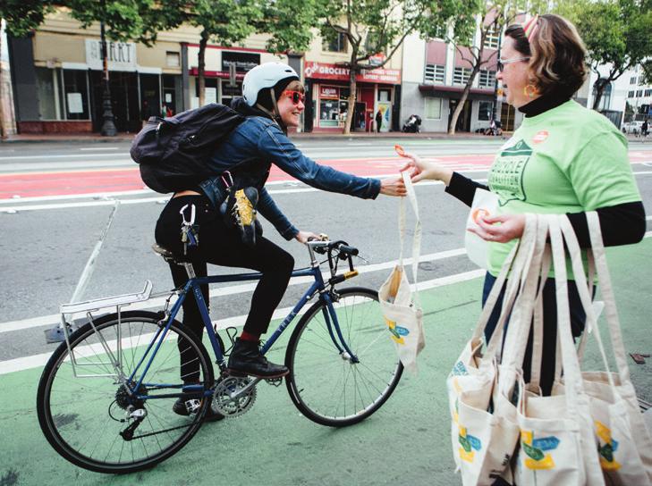 Tailored benefits as part of your partnership or sponsorship package Annual custom bike ride or event Social media recognition SF Bicycle Coalition-hosted outreach at your annual event (health fair,