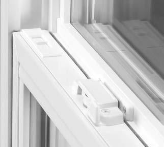 Continuous Head and Sill Available Recessed Tilt Latches Double Locks *High Design Pressure Version Available AAMA Labeled and NFRC Certified, Energy Star Partner 4340