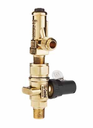 BALL SHUT OFF VALVES FOR SAFETY VALVES Any intervention for periodic checking or replacement of an installed safety valve becomes very difficult if the protected vessel is not equipped with a