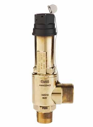 SAFETY VALVES 3030 gas leak occurs through this orifice. Utilized material: EN 12420-CW617N brass.