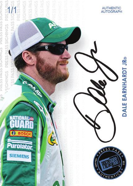 autograph from a top name including Dale